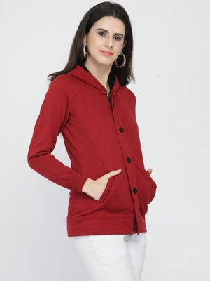 ZARVEY Full Sleeve Solid Women Jacket