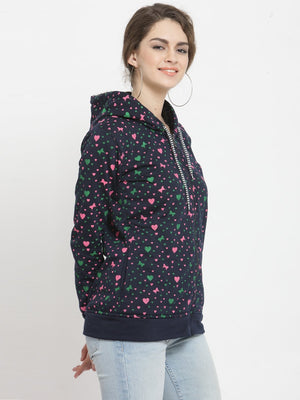 ZARVEY Full Sleeve Printed, Graphic Print Women Jacket