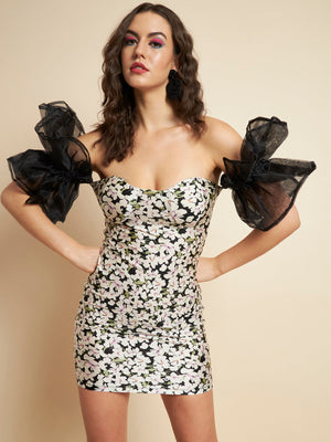 Women Bodycon Multicolor Dress