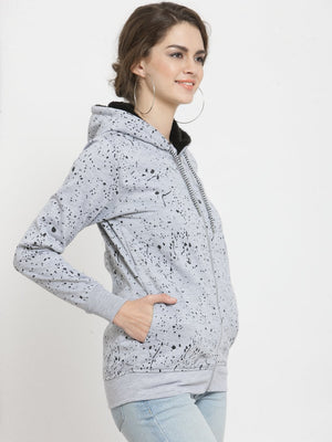 ZARVEY Full Sleeve Printed Women Jacket