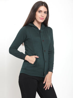 ZARVEY Full Sleeve Solid Women Jacket