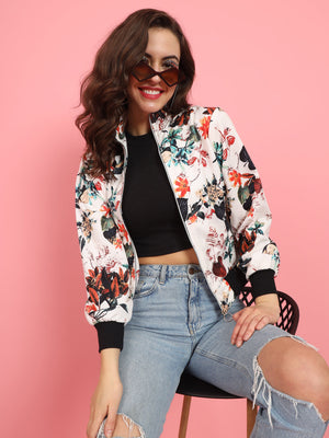 TANDUL  Women Printed Casual Jacket