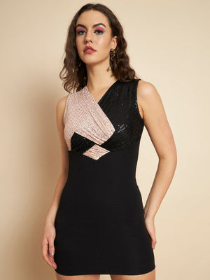 Women Bodycon Multicolor Dress