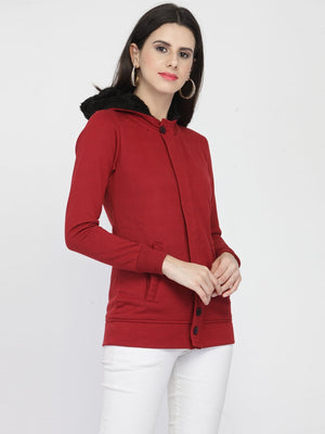 ZARVEY Full Sleeve Solid Women Jacket