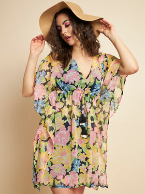 Women Kaftan Multicolor Dress