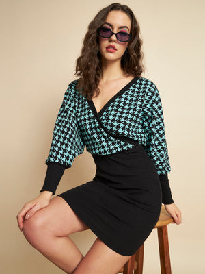 Women Bodycon Multicolor Dress