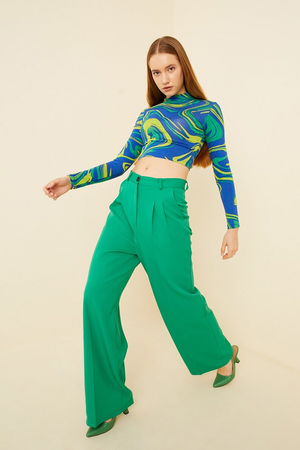 TANDUL Casual Regular Sleeves Printed Women Multicolor Top