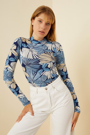 TANDUL Casual Regular Sleeves Printed Women Multicolor Top