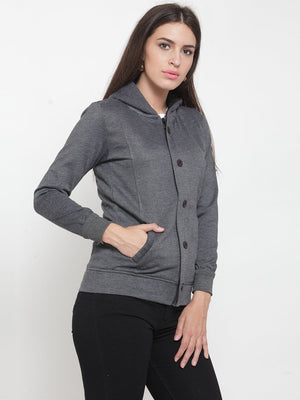 ZARVEY Full Sleeve Solid Women Jacket