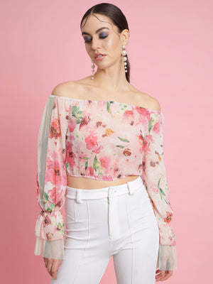 Casual Regular Sleeves Printed Women Multicolor Top