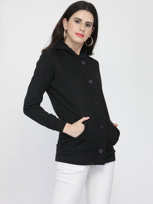 ZARVEY Full Sleeve Solid Women Jacket