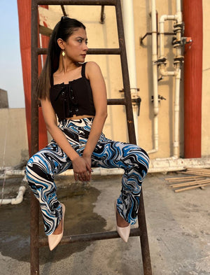 TANDUL Marvel Print Trouser