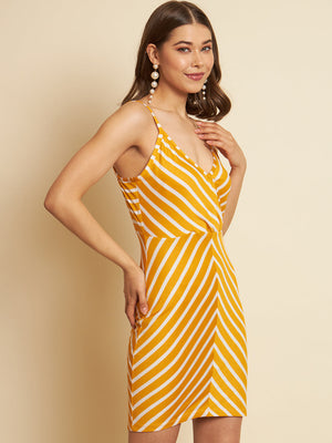 Women Bodycon Multicolor Dress