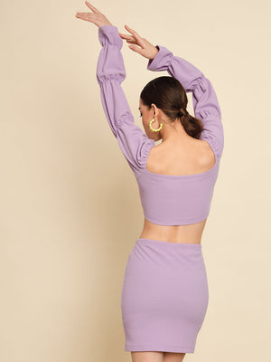 TANDUL  Women Bodycon Purple Dress