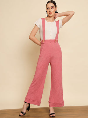 TANDUL  Women Pink Dungaree