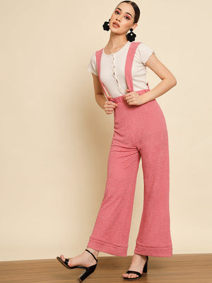 TANDUL  Women Pink Dungaree