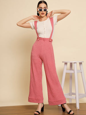 TANDUL  Women Pink Dungaree