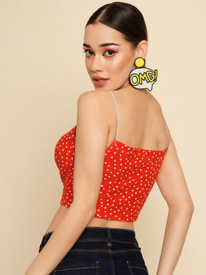 TANDUL  Casual Sleeveless Printed Women Multicolor Top