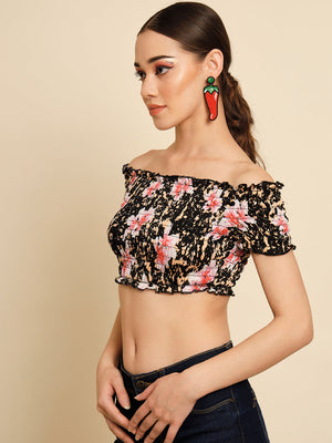 TANDUL  Casual Sleeveless Printed Women Multicolor Top