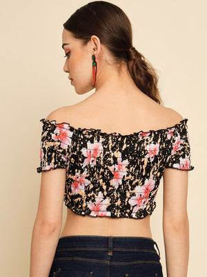 TANDUL  Casual Sleeveless Printed Women Multicolor Top