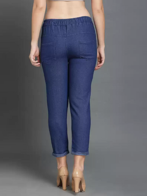 TANDUL  Jogger Fit Women Blue Jeans