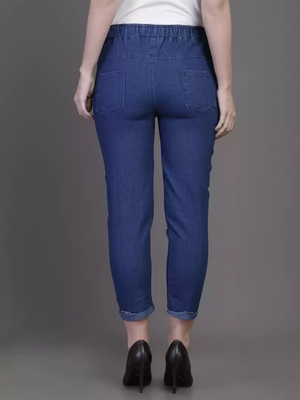TANDUL  Jogger Fit Women Blue Jeans