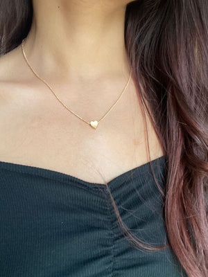 JEWEL Heart Shape single locket chain