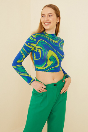 TANDUL Casual Regular Sleeves Printed Women Multicolor Top