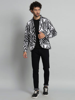 TANDUL  Men Printed Single Breasted Casual Blazer  (Multicolor)