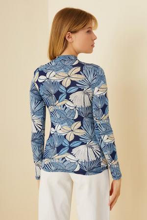 TANDUL Casual Regular Sleeves Printed Women Multicolor Top