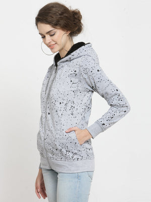 ZARVEY Full Sleeve Printed Women Jacket