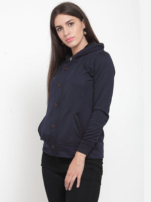 ZARVEY Full Sleeve Solid Women Jacket