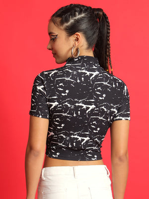 TANDUL  Casual Regular Sleeves Printed Women Multicolor Top