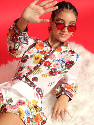 TANDUL  Women Fit and Flare Multicolor Dress