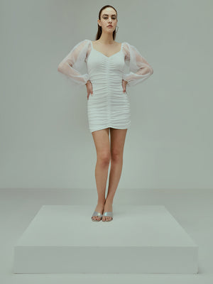 TANDUL Women Bodycon White Dress