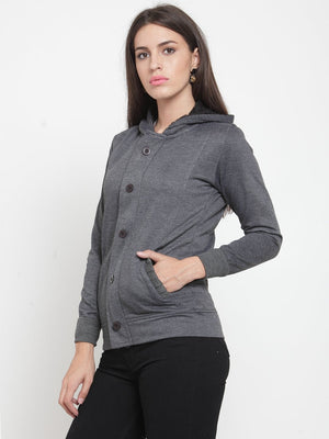 ZARVEY Full Sleeve Solid Women Jacket