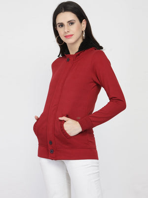 ZARVEY Full Sleeve Solid Women Jacket