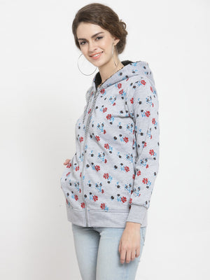 ZARVEY Full Sleeve Printed, Floral Print Women Jacket