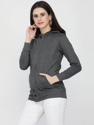 ZARVEY Full Sleeve Solid Women Jacket