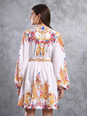 TANDUL  Women Fit and Flare Multicolor Dress