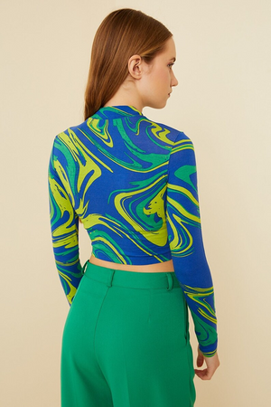 TANDUL Casual Regular Sleeves Printed Women Multicolor Top