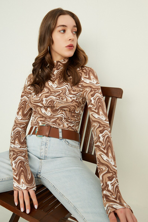 TANDUL Casual Regular Sleeves Printed Women Multicolor Top
