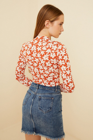 TANDUL Casual Regular Sleeves Printed Women Multicolor Top