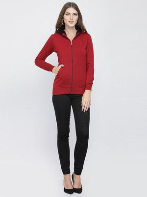 ZARVEY Full Sleeve Self Design Women Jacket