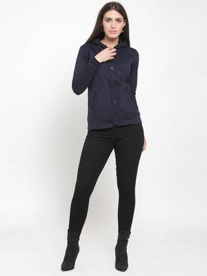 ZARVEY Full Sleeve Solid Women Jacket