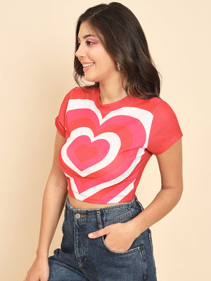 TANDUL Casual Regular Sleeves Printed Women Multicolor Top
