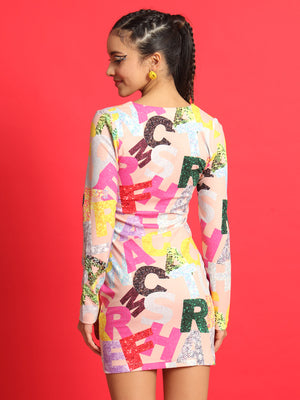 TANDUL  Women Bodycon Multicolor Dress