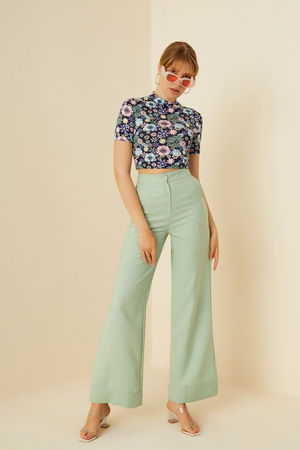 TANDUL Casual Regular Sleeves Floral Print Women Multicolor Top