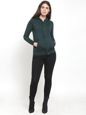 ZARVEY Full Sleeve Solid Women Jacket