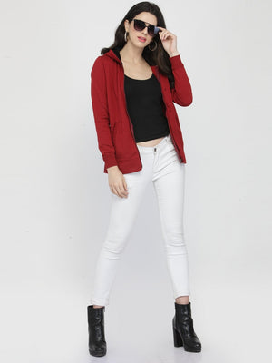 ZARVEY Full Sleeve Solid Women Jacket